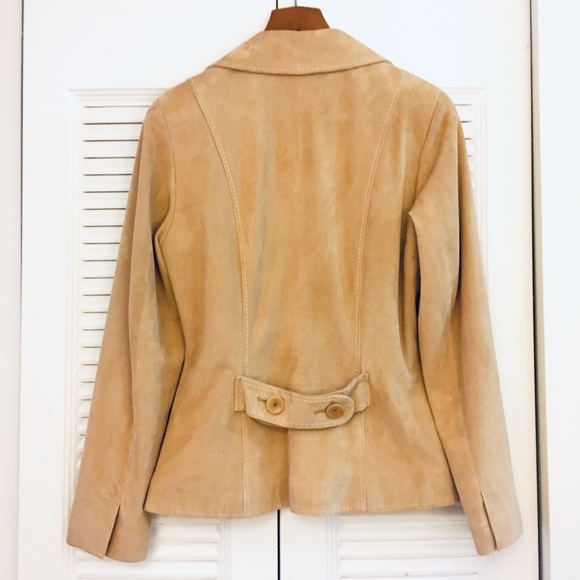 Tommy Bahama Jackets & Blazers - Suede Camel Blazer Coat Jacket M